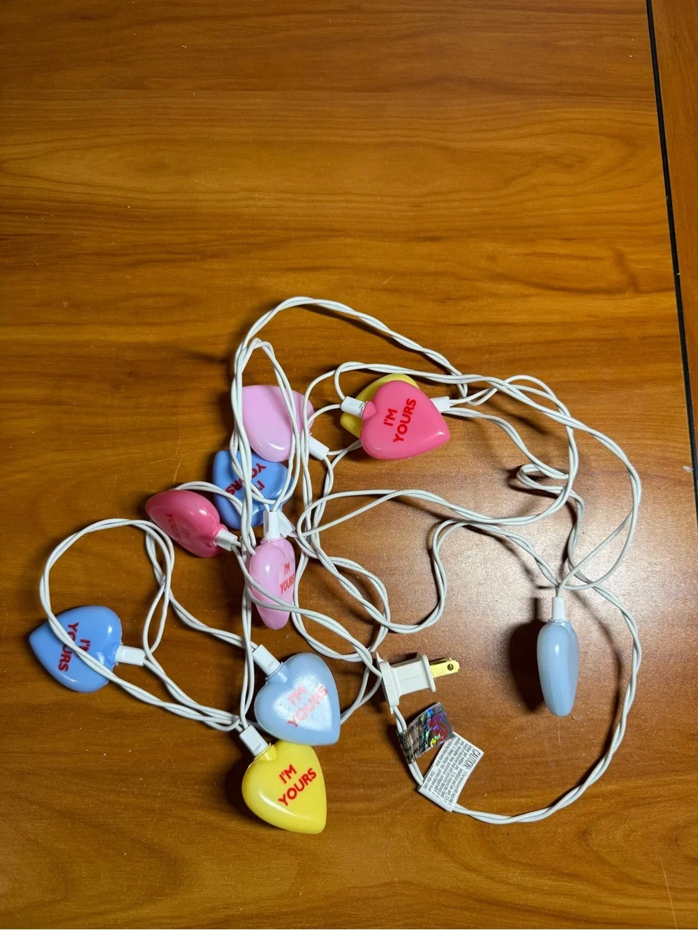 Bundle of 5 Vintage Novelty String Lights Holiday Spring Christmas V-Day